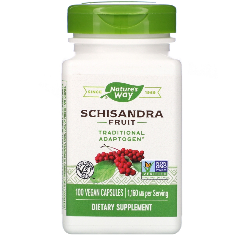 Nature's Way, Schizandra Fruit, 580 mg, 100 Vegetarian Capsules