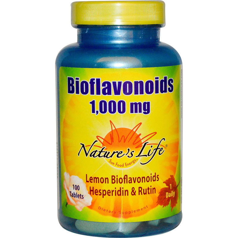 Nature's Life, Биофлавоноиды, 1,000 мг, 100 таблеток