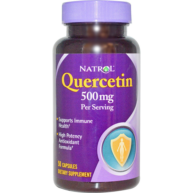Natrol Кверцетин (Quercetin) 500 мг 50 капсул