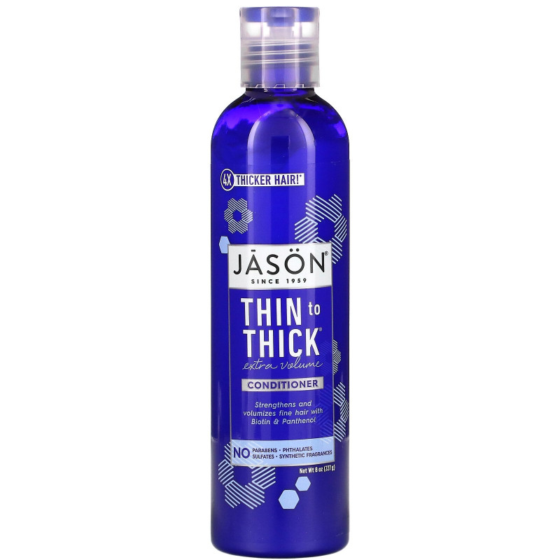 Jason Natural, Thin to Thick, кондиционер для дополнительного объема, 8 унций (227 г)