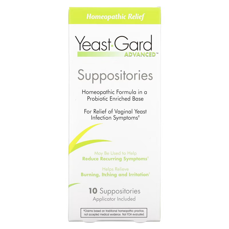 YeastGard Advanced, суппозитории Yeast Gard Advanced, 10 суппозиториев