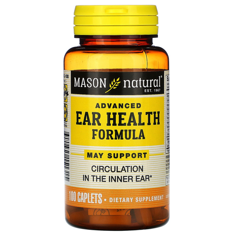 Mason Natural Advanced Ear Health Formula 100 Caplets