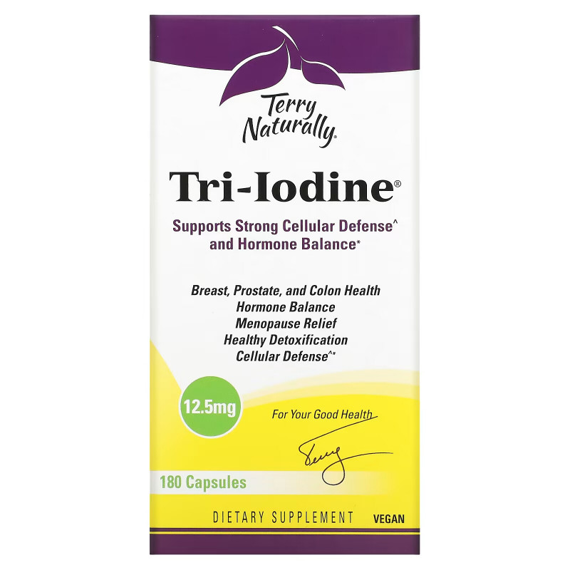 Terry Naturally Terry Naturally Tri-Iodine 125 мг 180 капсул