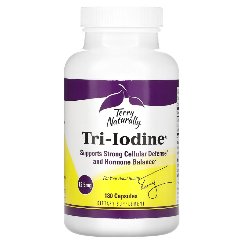 Terry Naturally Terry Naturally Tri-Iodine 125 мг 180 капсул