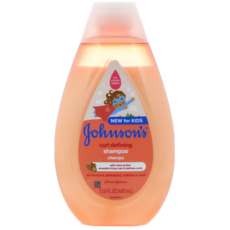 Johnson & Johnson, Для детей, серия «Укрощение кудряшек», шампунь, 400 мл