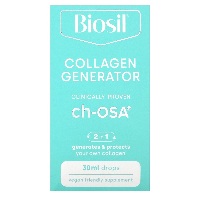 Natural Factors BioSil ch-OSA препарат улучшающий выработку коллагена 1 жидкая унция (30 мл)