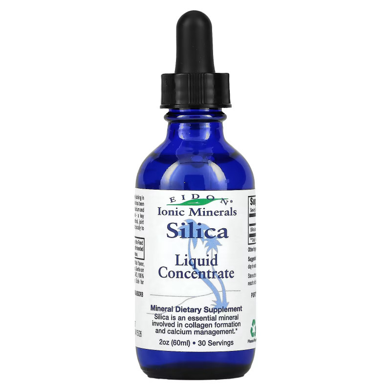 Eidon Mineral Supplements Silica Liquid Concentrate 2 oz (60 ml)