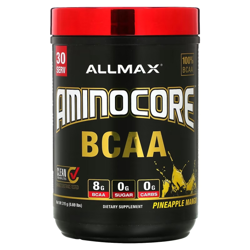 ALLMAX, AMINOCORE BCAA, Pineapple Mango, 0.69 lb (315 g)