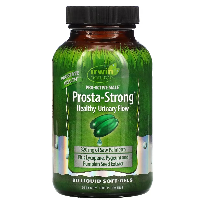 Irwin Naturals Prosta-Strong 90 мягких желатиновых капсул с жидкостью