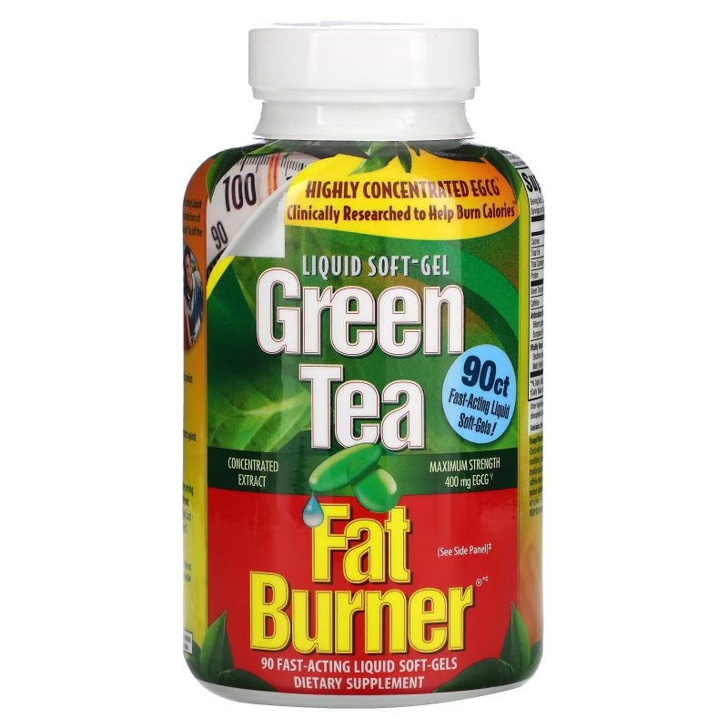 Applied Nutrition, Green Tea Fat Burner, 90 Fast-Acting Liquid Soft-Gels