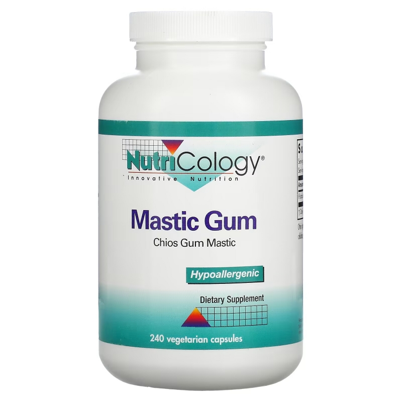 Nutricology, Mastic Gum, Chios Gum Mastic, 240 Vegetarian Capsules