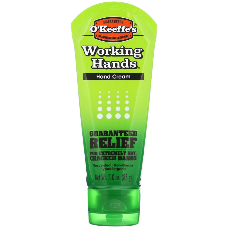 O'Keeffe's Working Hands Hand Cream Unscented 3 oz (85 g)
