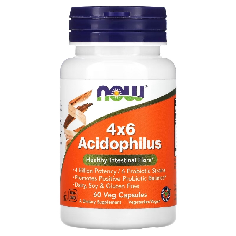 Now Foods Ацидофилин 4х6 60 капсул