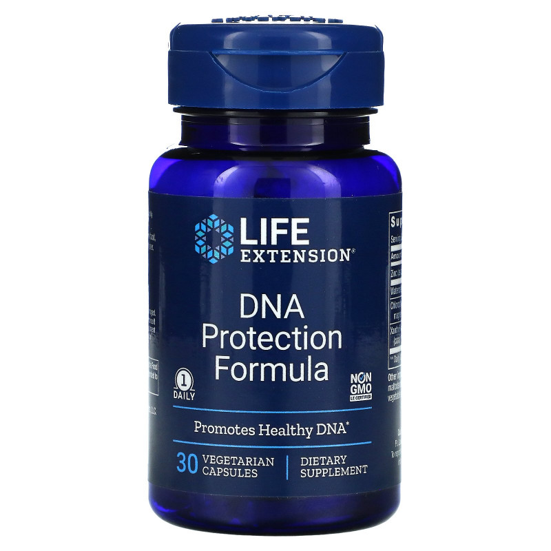 Life Extension, Формула защиты ДНК, 30 вегетарианских капсул