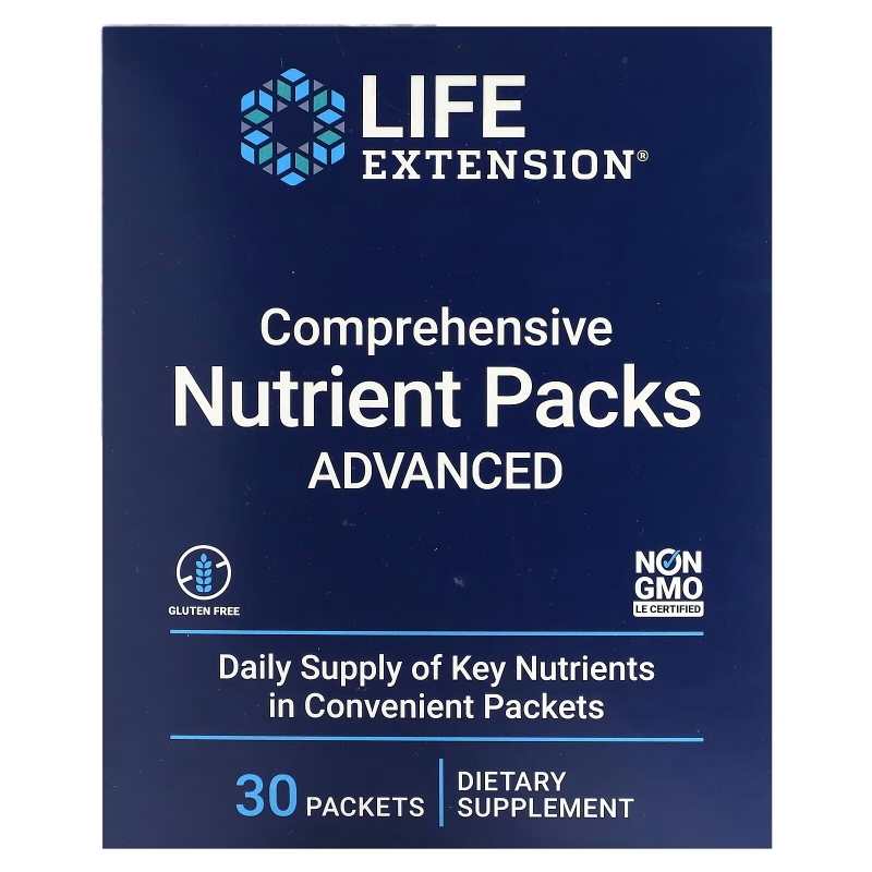 Life Extension, Comprehensive Nutrient Packs Advanced, 30 Packets