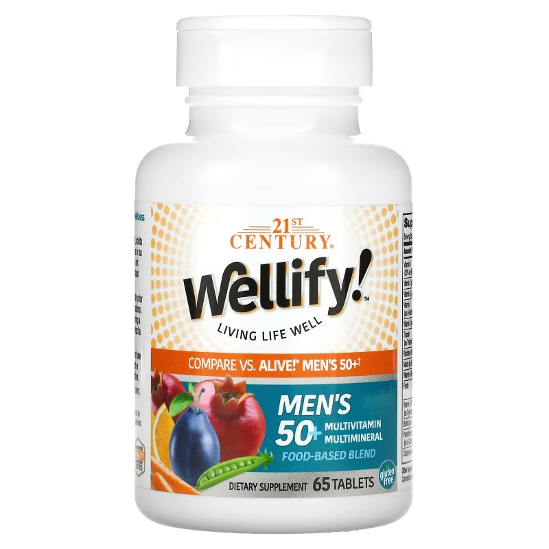 21st Century, Wellify, Men's 50+, 65 Tablets