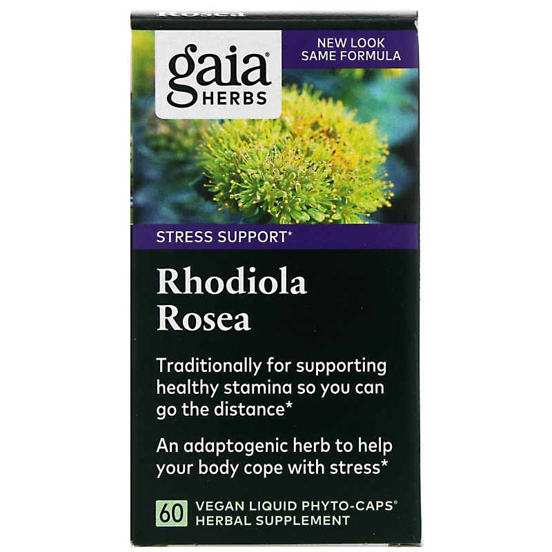 Gaia Herbs Родиола розовая 60 овощных жидких фитокапсул
