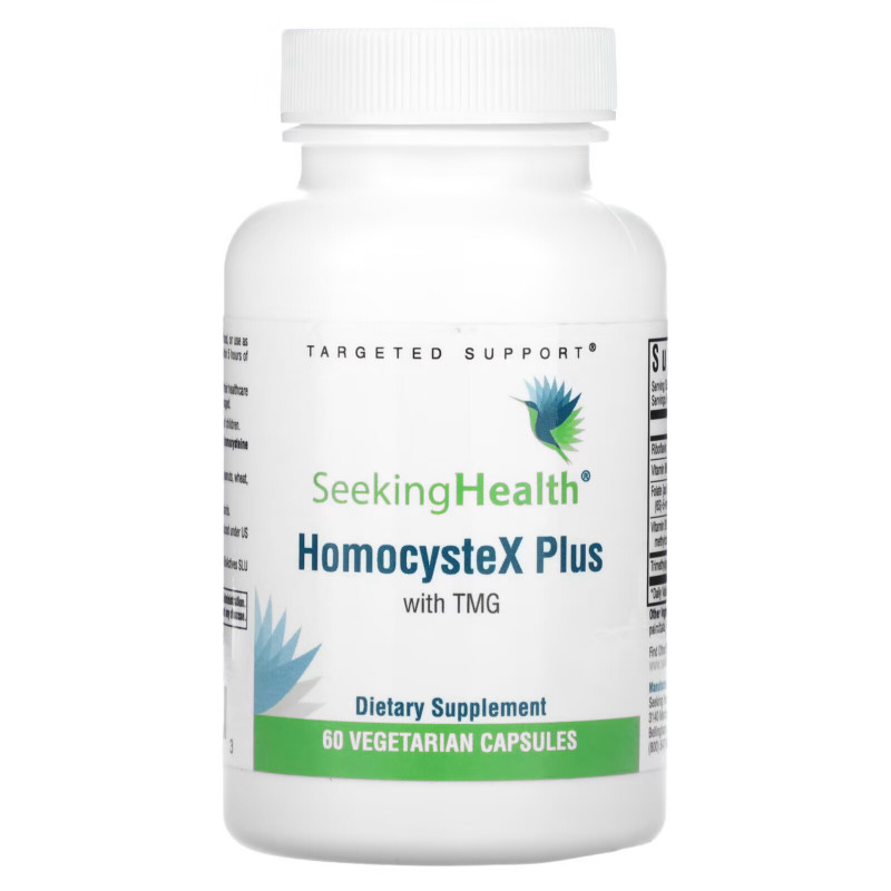 Seeking Health, HomocysteX Plus with TMG, 60 Vegetarian Capsules