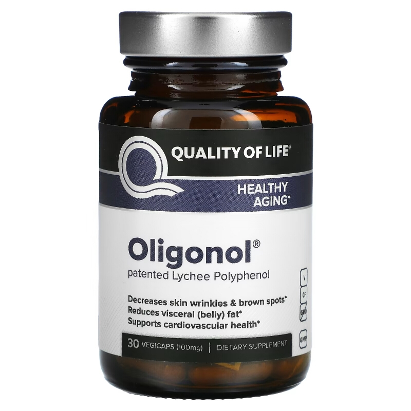 Quality of Life Labs Олигонол 100 мг 30 капсул на растительной основе