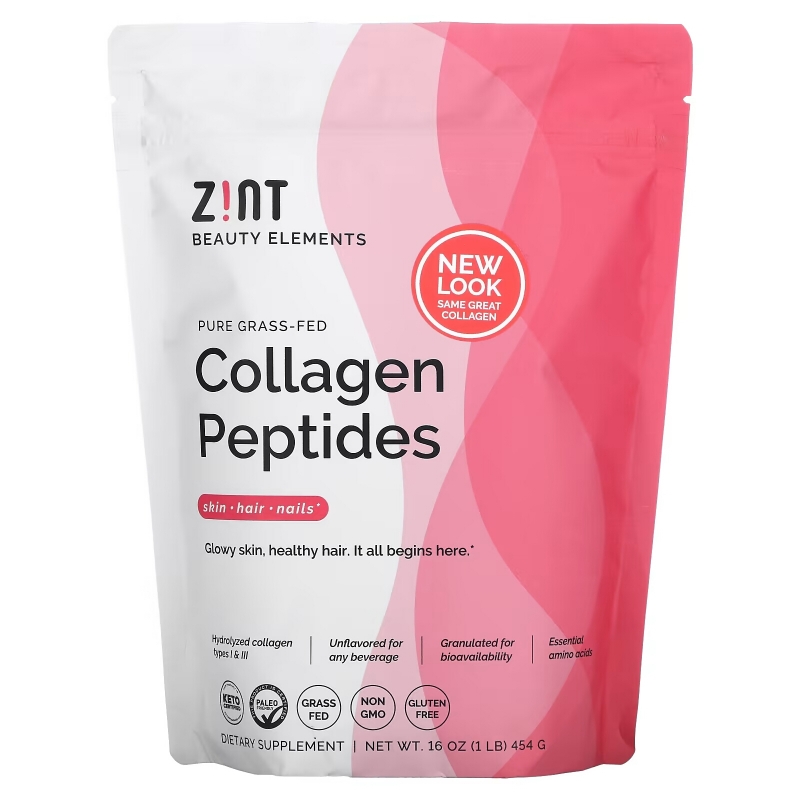 Z!NT, Collagen Hydrolysate, Чистый Протеин, 16 унций (454г)