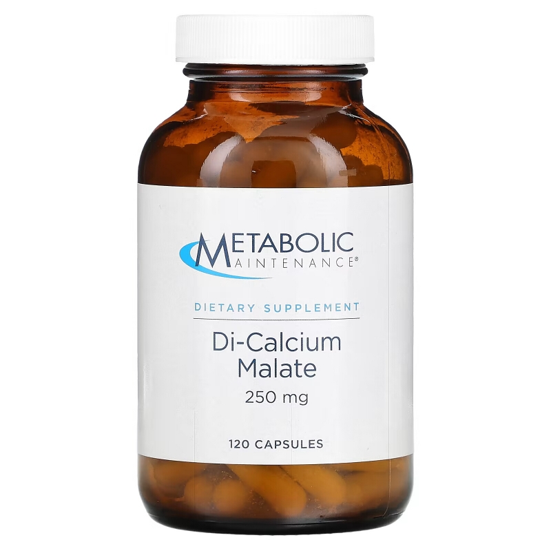 Metabolic Maintenance, Di-Calcium Malate, 250 mg, 120 Capsules