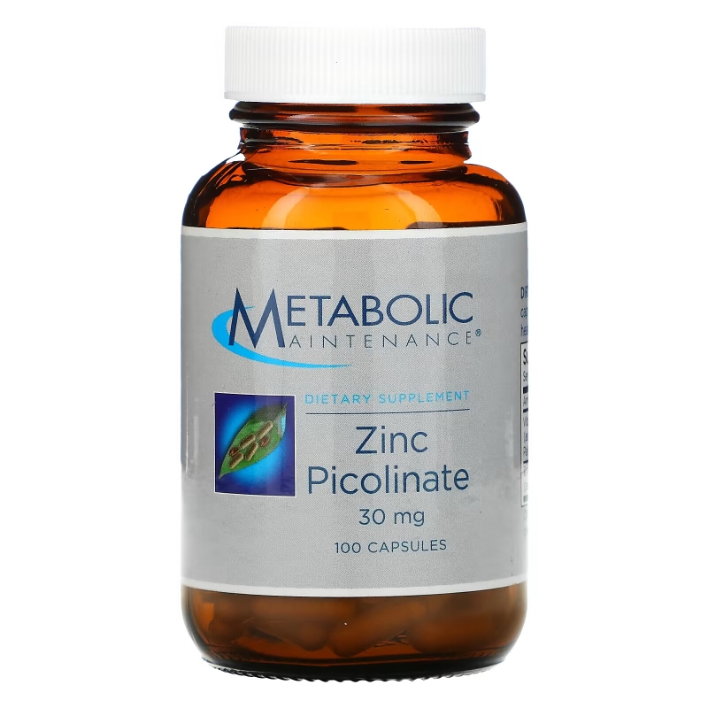 Metabolic Maintenance Пиколинат цинка 30 мг 100 капсул