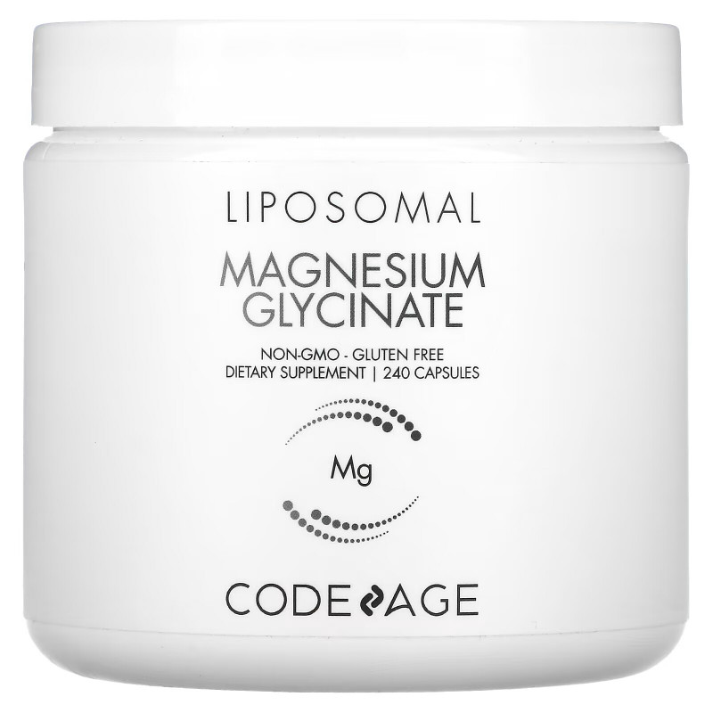 Codeage, Liposomal Magnesium Glycinate, 240 Capsules