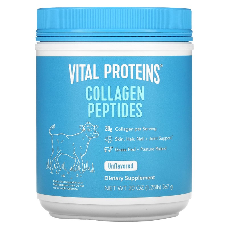 Vital Proteins, Collagen Peptides, Unflavored, 20 oz (567 g)