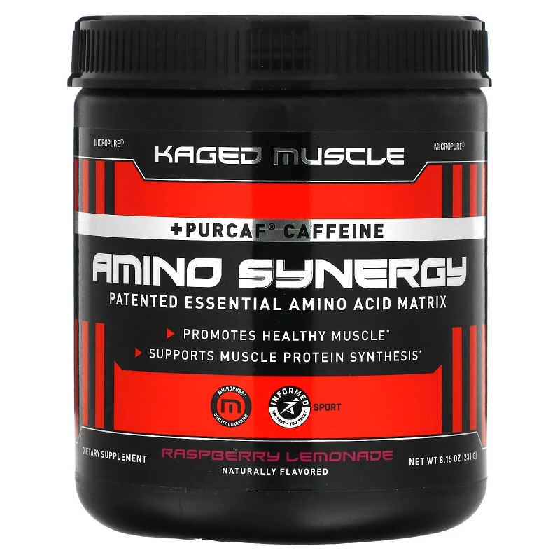 Kaged, Amino Synergy, Raspberry Lemonade, 8.15 oz (231 g)