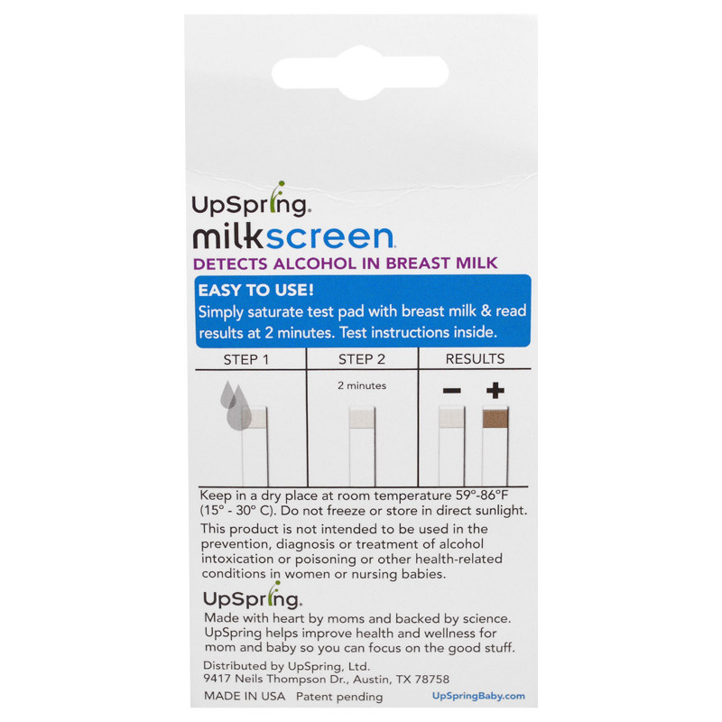 UpSpring, Milkscreen, 20 Пробных Полосок