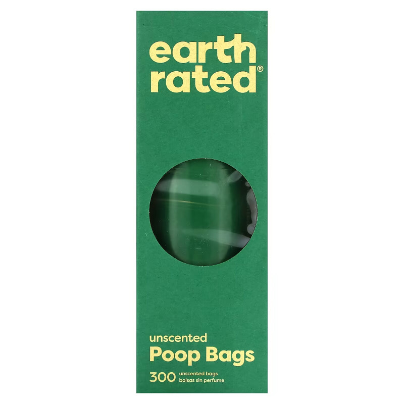 Earth Rated, Dog Waste Bags, Unscented, 300 Bags