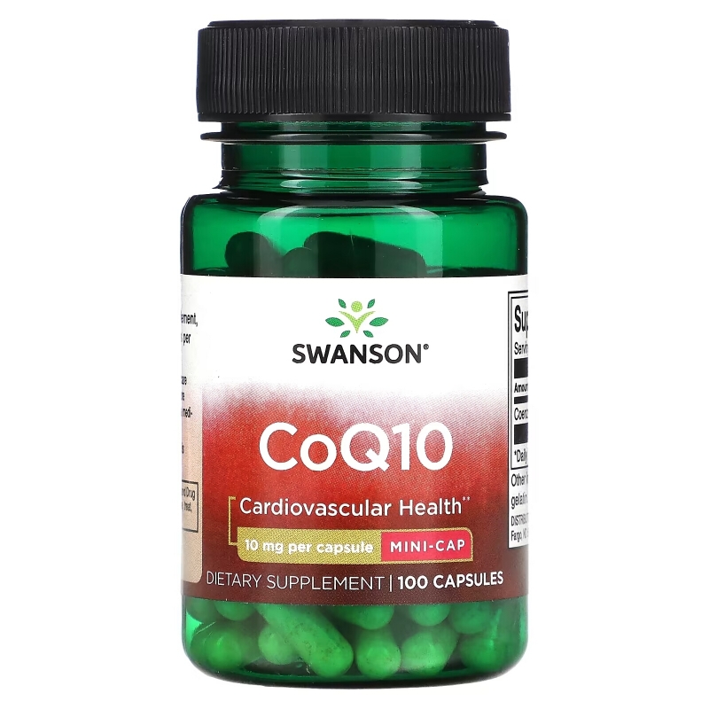Swanson, CoQ10, 10 mg, 100 Capsules