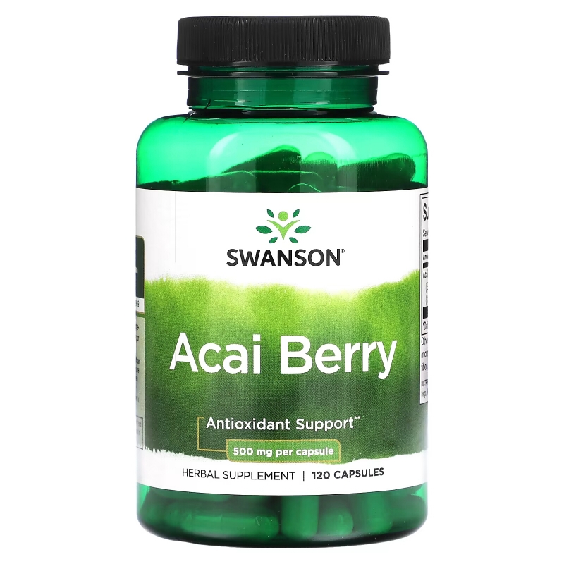 Swanson, Acai Berry, 500 mg , 120 Capsules