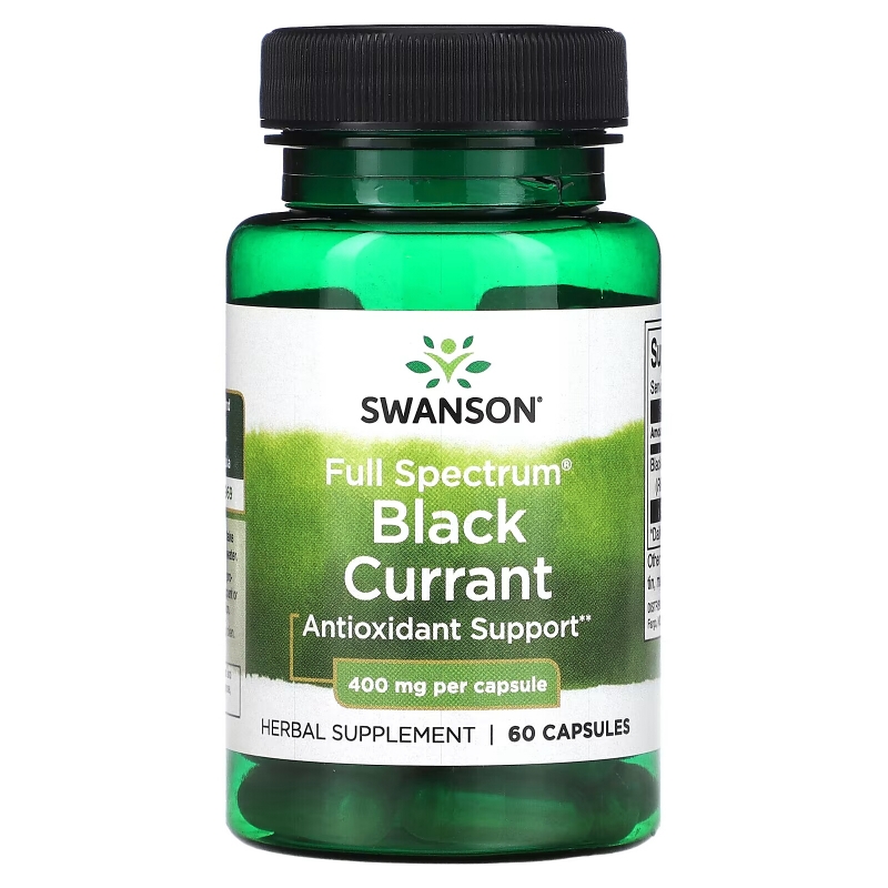Swanson, Full Spectrum Black Currant, 400 mg, 60 Capsules