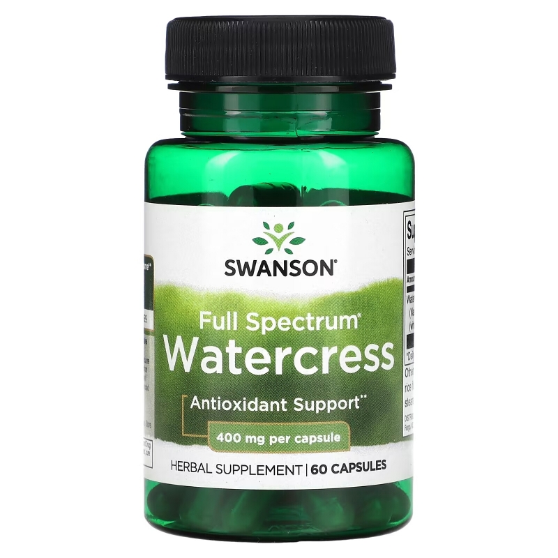 Swanson, Full Spectrum Watercress, 400 mg, 60 Capsules