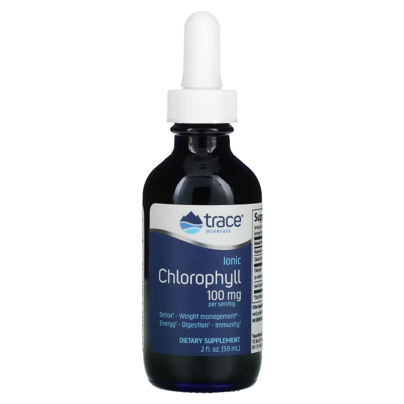 Trace Minerals ®, Ionic Chlorophyll, 100 mg, 2 fl oz (59 ml)