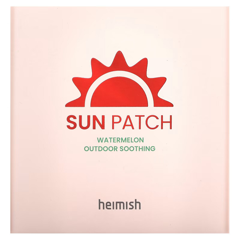 Heimish, SUN Patch, Watermelon Outdoor Soothing Patch, 5 Patch