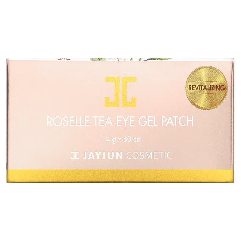 Jayjun Cosmetic, Roselle Tea Eye Gel Patch, Revitalizing, 60 Patches