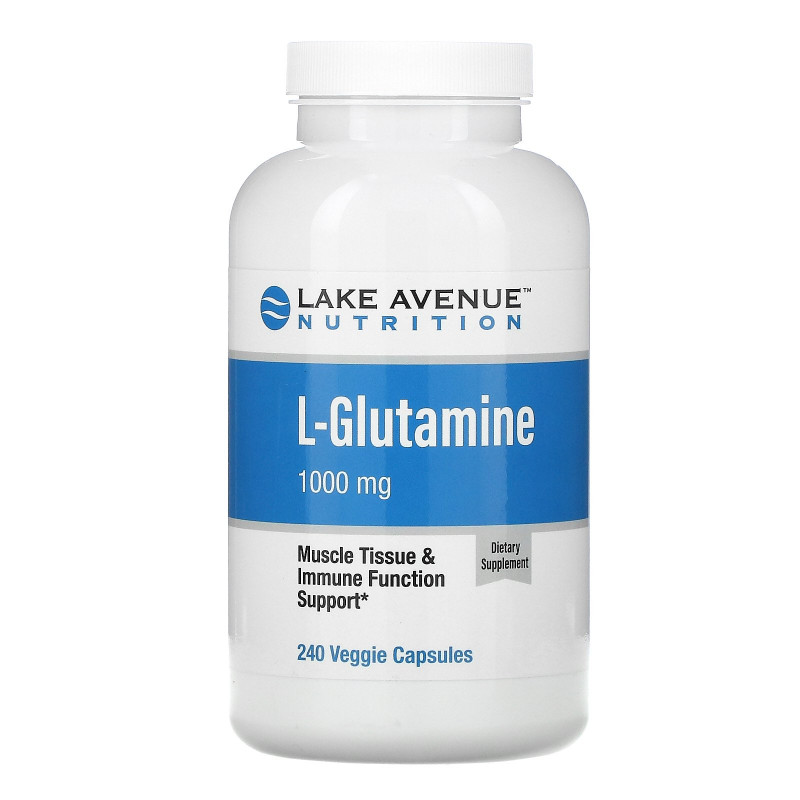 Lake Avenue Nutrition, L-Glutamine, 1000 mg, 240 Veggie Capsules